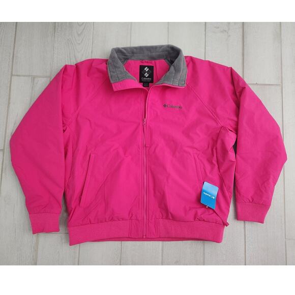 Columbia Other - Columbia Castle Pines Men's XL Pink Winter Jacket Fleece Lined Ski Coat NEW $100